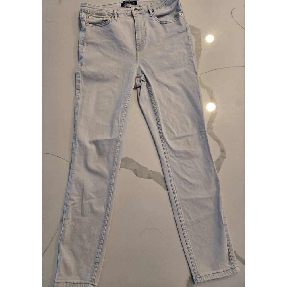 Calvin Klein Jeans Size 10 Bleach Light Wash Skinny Denim Womens Slim Pants